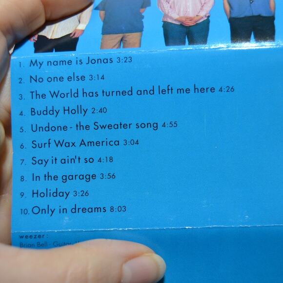 Weezer Blue Album Cassette Tape Rare 1994 DGC Geffen Records - Picture 7 of 10